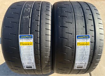 TWO NEW 305/30ZR20 Goodyear Eagle F1 Supercar 3R Tires Like Michelin Pilot Sport 4S 305-30-20 305 30 20