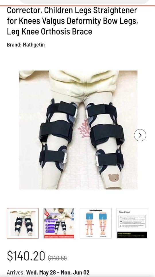 Pediatric Leg Adjustable Braces 