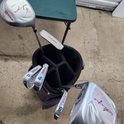 Womens Golf Club Set, , w/ cart bag