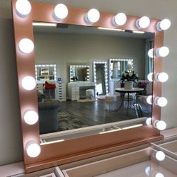 Makeup Vanity Mirror- Rose Gold