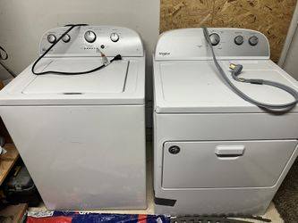 Whirlpool Washer And Dryer Large Load