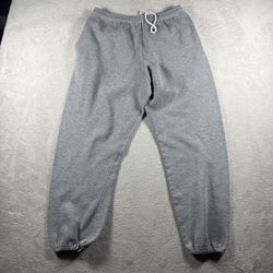 Vintage Russell Sweatpants Men’s Size M Gray USA Y2K Joggers 90s #524