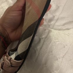 Burberry Flats For Little Girl 