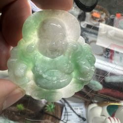 Great a Jade Buddha Pendant