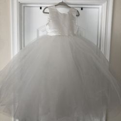 Flower Girl Ivory Dress 