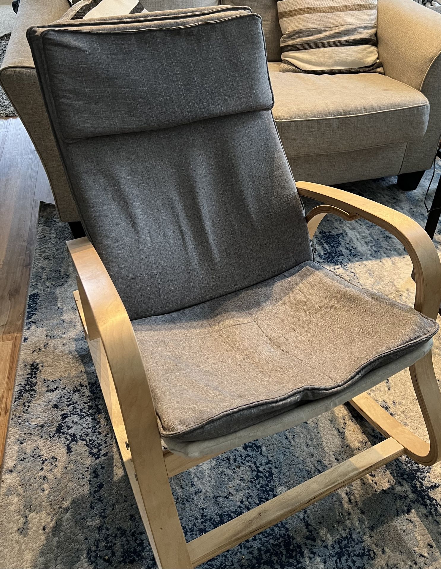 Haotian FST15-DG, Comfortable Relax Rocking Chair, Lounge Chair Relax Chair Cushion
