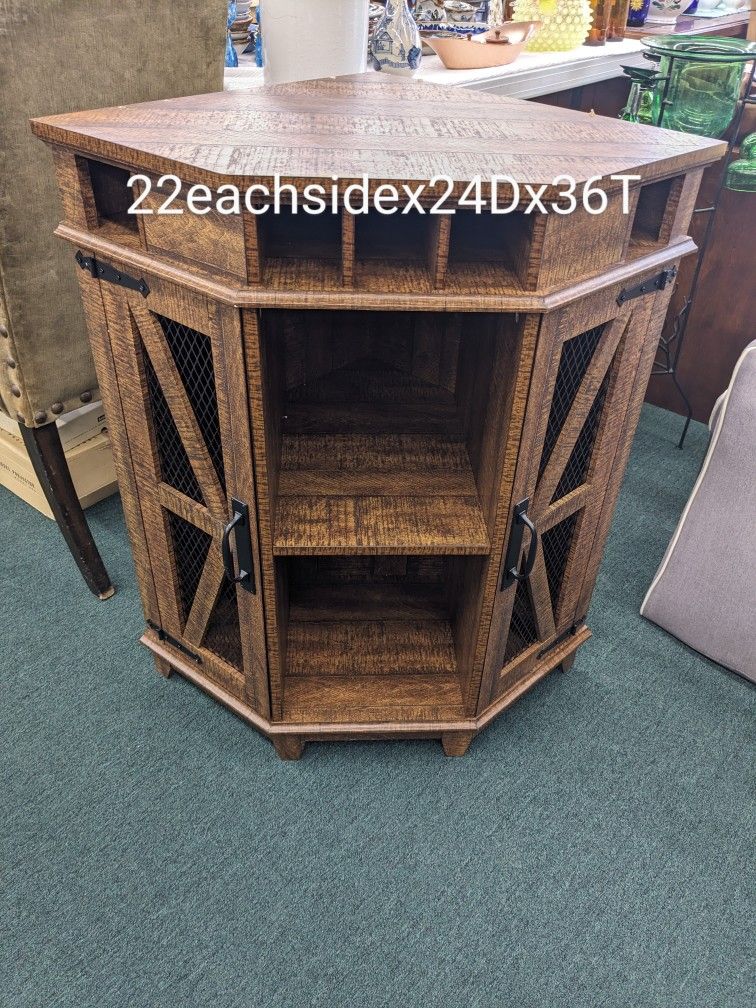Corner Cabinet With Shelves 22x24x36