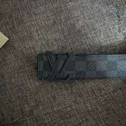 louis vuitton checker belt