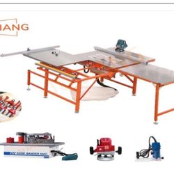 Jujiang Woodworking Combination Machine.  Máquina combinada de carpintería Jujiang