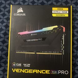 Corsair Vengeance RGB Pro DDR4 32GB (2x16GB) 3200MHz DIMM RGB Intel XMP