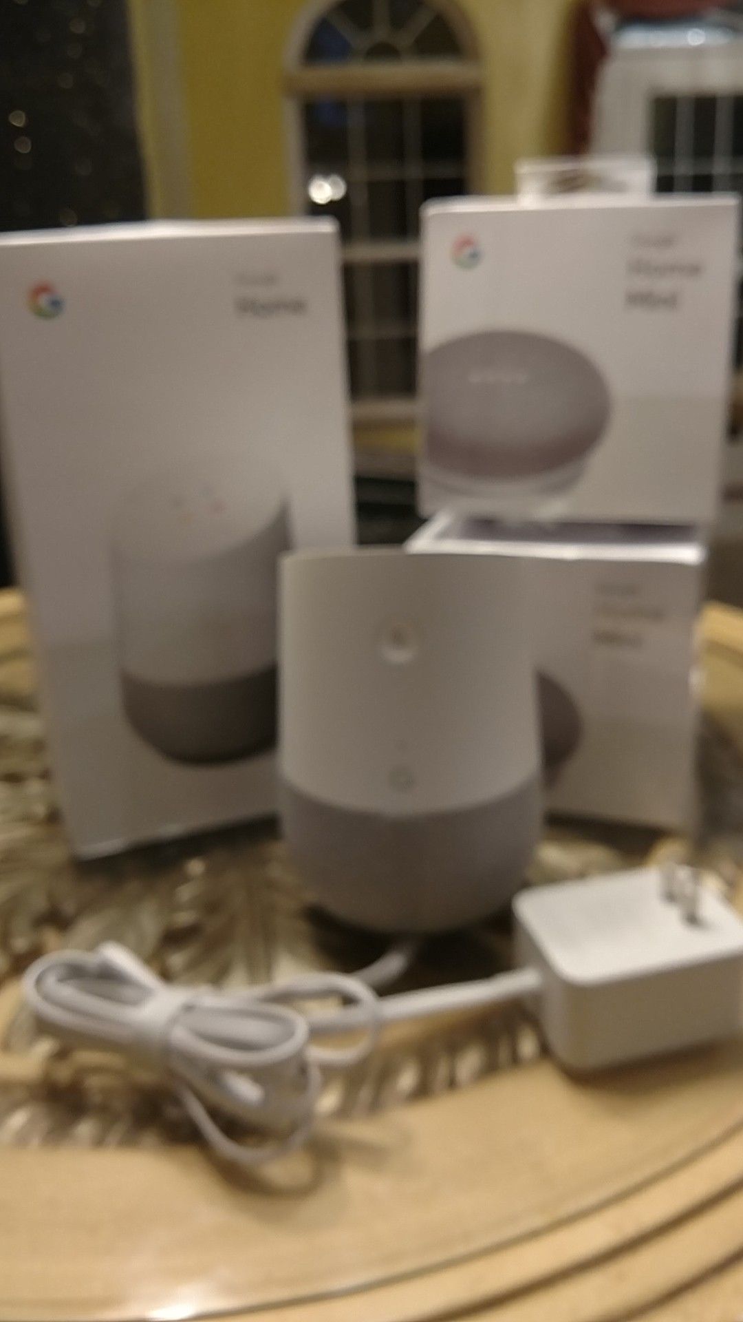 Google Assistant( 3 small ones)