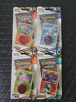 Pokémon x4 Sealed Blisters $250