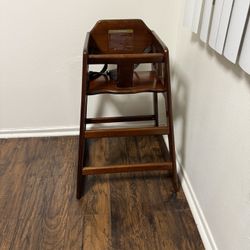 Wooden High Chair