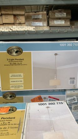 3 light pendant chandelier