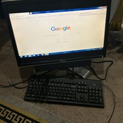 Desktop And Keyboard 