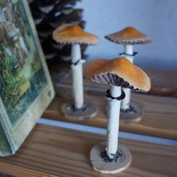 Magic mushrooms ornaments magical mushrooms home decor figurine table decoration 