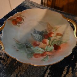 Limoges Plate With Handles