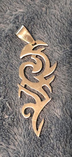 Tribal Pendant - stainless steel