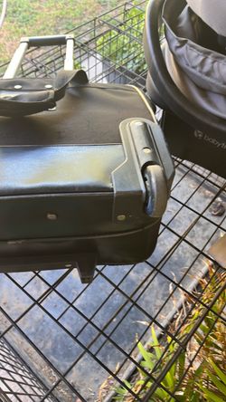 Black Rolling Carry-On Luggage Bag