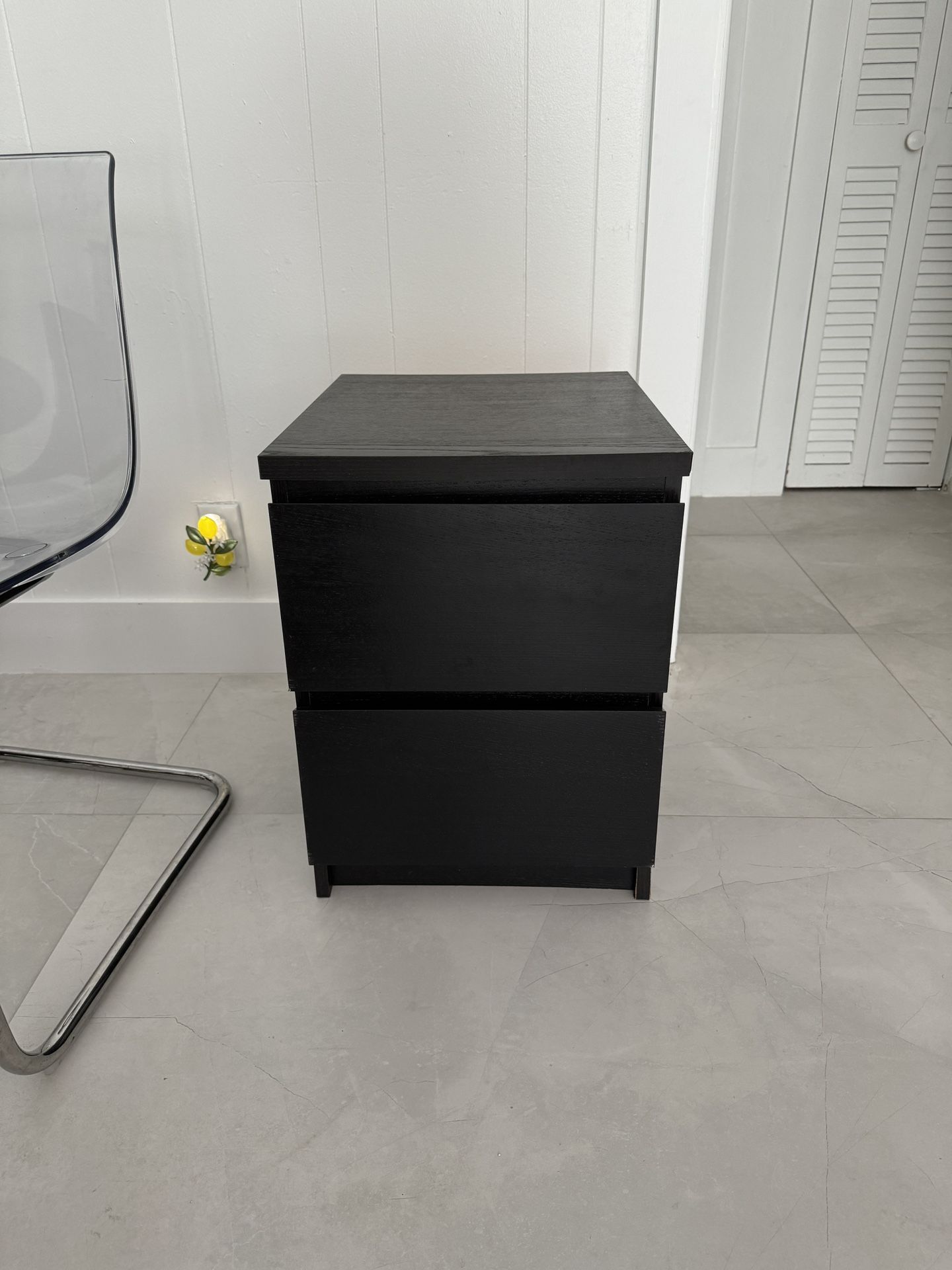 IKEA MALM Black Nightstand Drawer for Sale in Pompano Beach, FL OfferUp