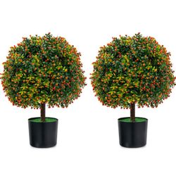 Artificial Ball Tree Set Of Two $50