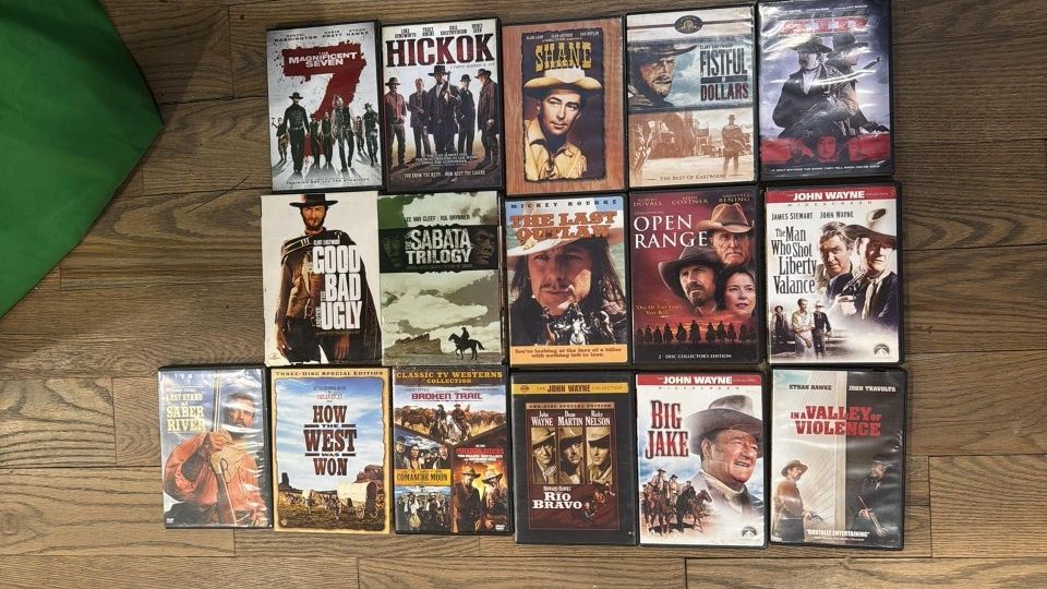 lot of 16 x Western DVD movies DVDs