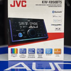 JVC 2-DIN Digital Media Receiver featuring Bluetooth® / USB / SiriusXM / Amazon Alexa / 13-Band EQ / Variable-Color Illumination /JVC Remote App Compa