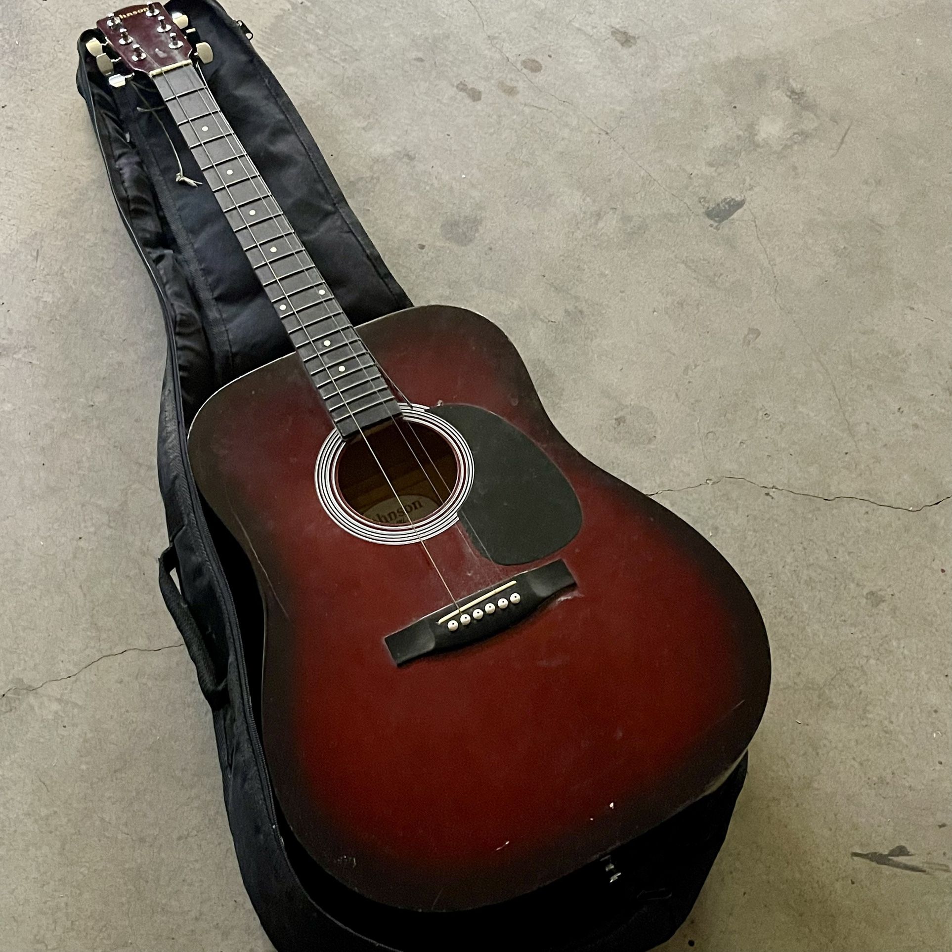 Guitar and Case.