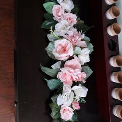 New Wedding Backdrop Swag Pink