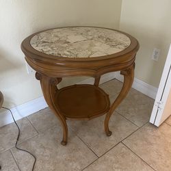 Two Antique End Tables