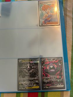 Pokémon TCG Rare Card Lot – Misty's Vitality, Mega Darkrai ex, Morpeko ex