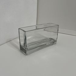 Rectangular Glass Vase