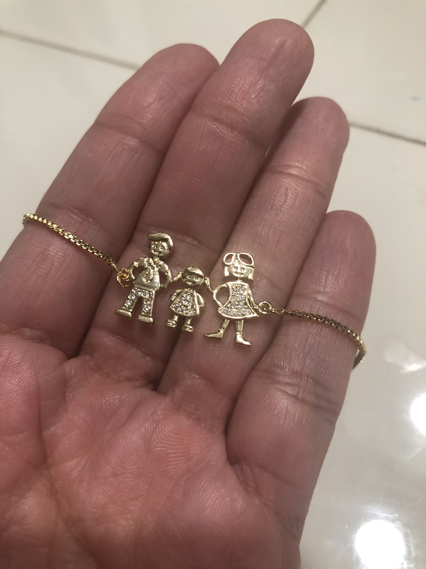 Family charm bracelet