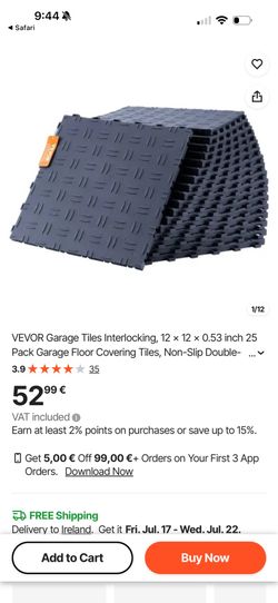 Vevor tile flooring for garage