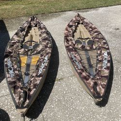 2 BIC Folding Kayaks 