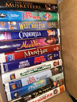 VHS tapes lot