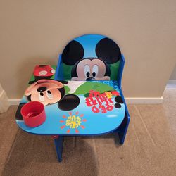 Disney Mickey Mouse Toddler Chair And Desk