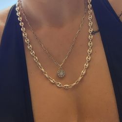 Silver Chains With Pendant