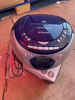 GPX Portable Stereo Boombox with AM/FM, CD, Cassette