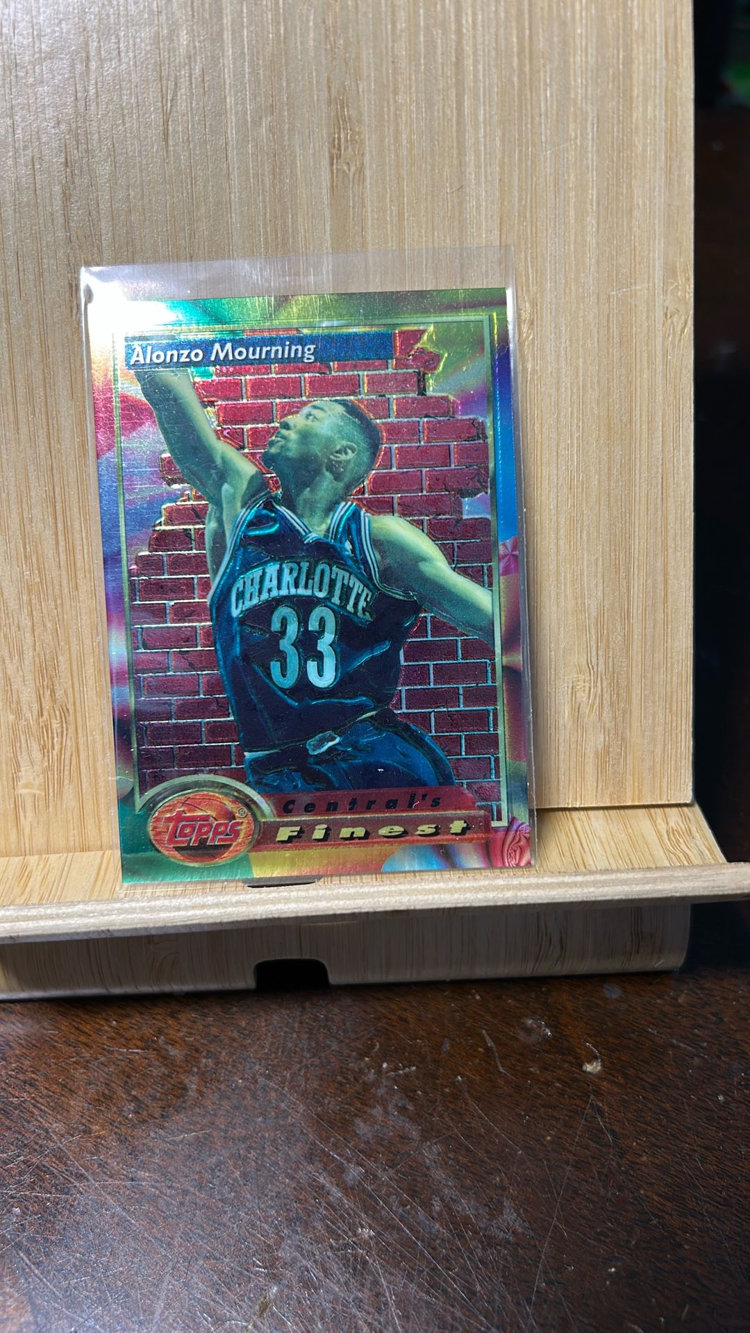 1993-94 Topps Finest Alonzo Mourning #104 RC