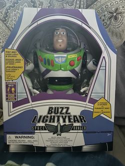 New Buzz lightyear talking figure with laser lights & wings