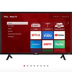 TCL 43” INCH FHD LED ROKU SMART TV. Used for few times only. Come with original remote. Located in Las Vegas Southwest (By Ikea 89148) Cash or Zelle o