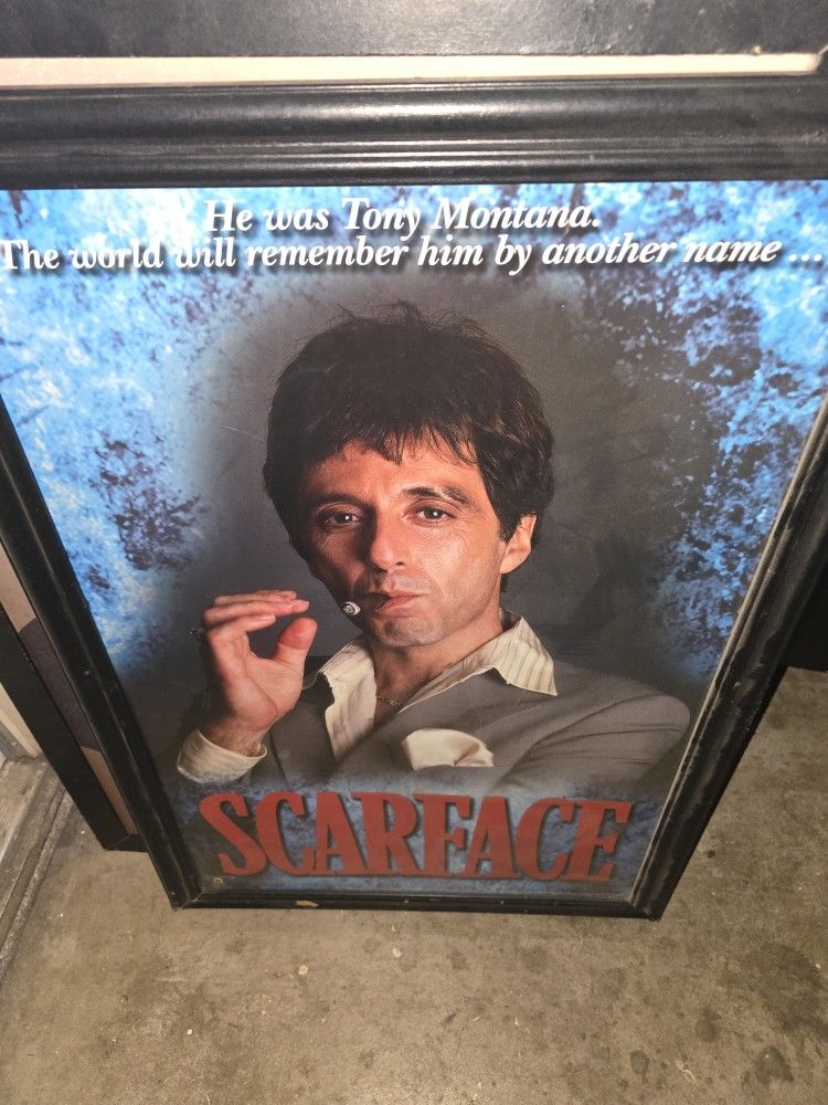 Scarface Poster With Frame