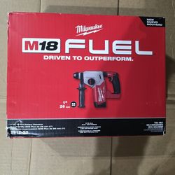 Milwaukee M18 1" Sds Plus Rotary Hammer 