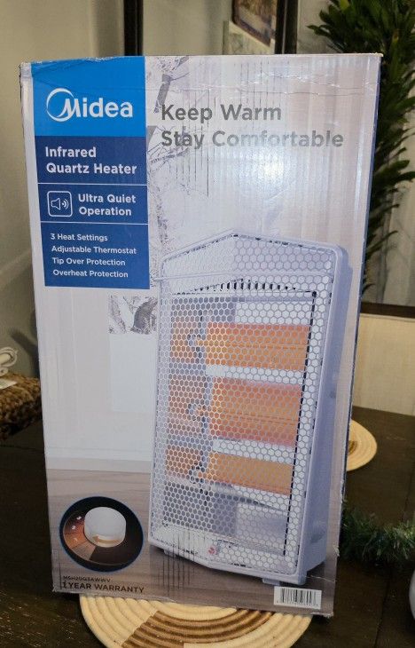 Midea 1500W Quartz Electric Space Heater