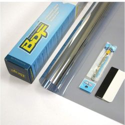 BDF S60 Window Film Transparent Heat Rejection & UV Cut Silver 60 (Light)