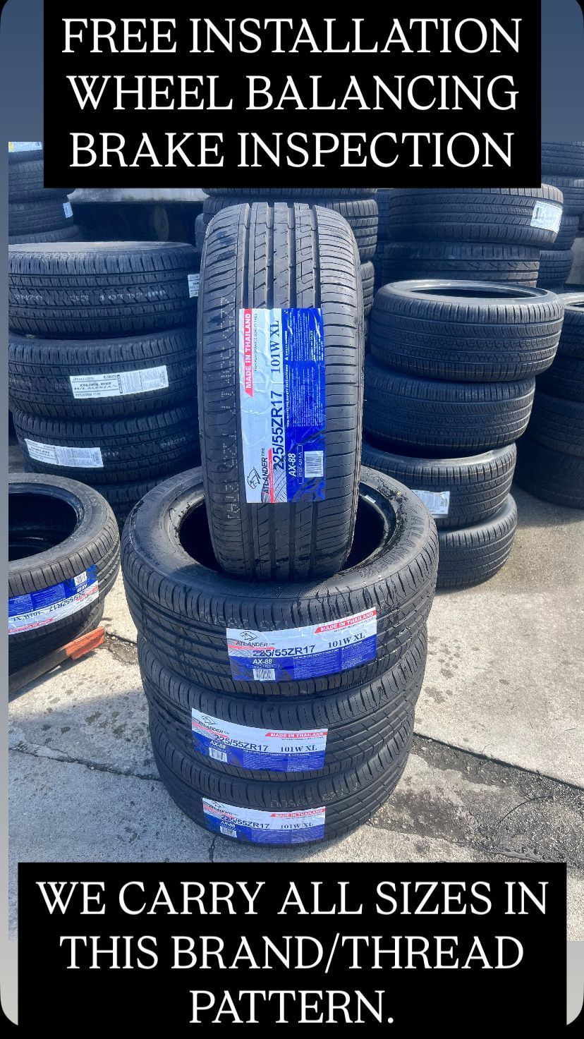 245/45ZR18 ATLANDER TIRES FREE Installation & Balancing included,Llantas con Instalación y balanceo GRATIS incluidos UHP2037 Finance available