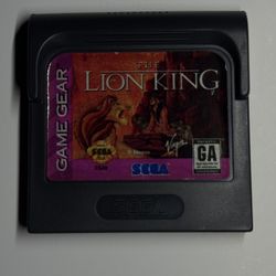 Sega Game Gear The Lion King Game