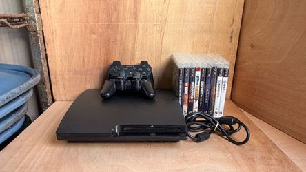 Sony PlayStation 3 Slim Setup – 9 Tested Games, Controller, Power & HDMI Cables
