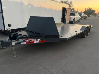 2026 car hauler trailer drive over fender 102”x18’